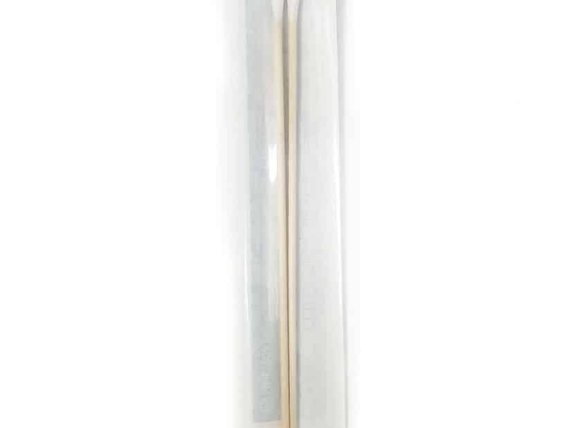 Sterile Cotton Tip Applicator/ Swab 5 A pair of sterile cotton bud applicator/swab sticks with wooden handles in a clear plastic sleeve, shown on a plain white background.