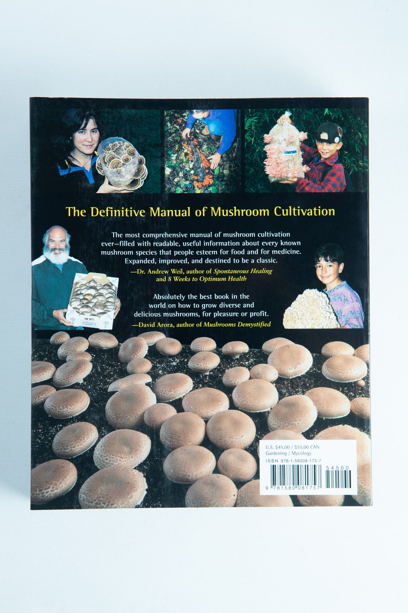 Growing Gourmet and Medicinal Mushrooms: Book By Paul Stamets 2 Explore the world of mushroom cultivation in Paul Stamets' "Growing Gourmet and Medicinal Mushrooms," featuring vivid photos of growers and clusters—a must-have guide for anyone seeking top books on mushrooms.