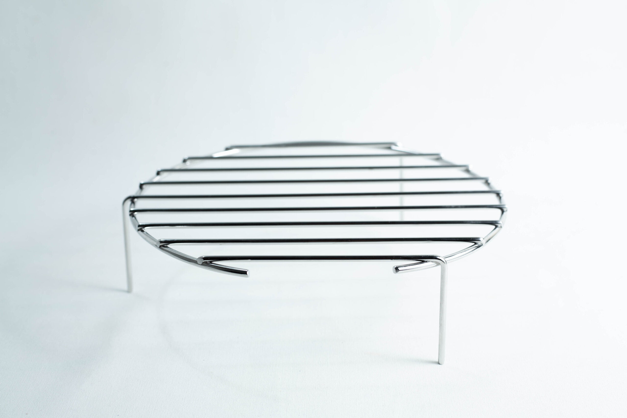 All American 2151 Support Stand for 25X and 50X Sterilizers 2 A small round metal grill rack on three legs, set against a plain white background.