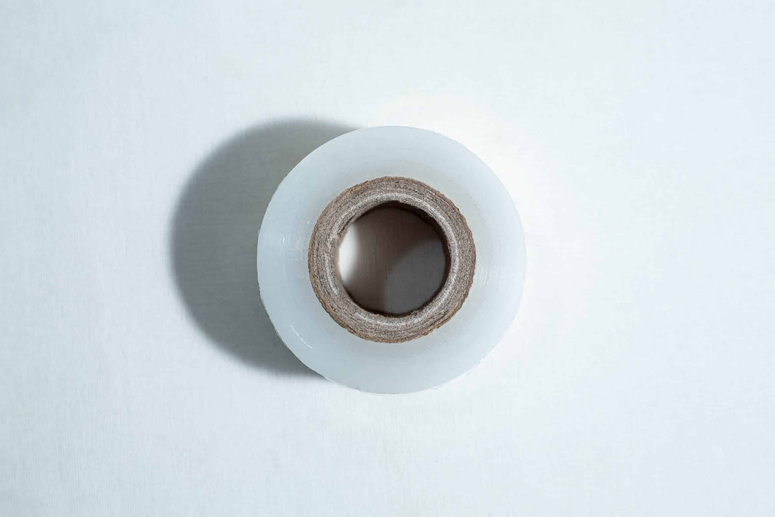 Grafting Tape to seal agar plates or for plant grafting 2 A roll of Grafting Tape to seal agar plates or for plant grafting is shown from above on a white background.
