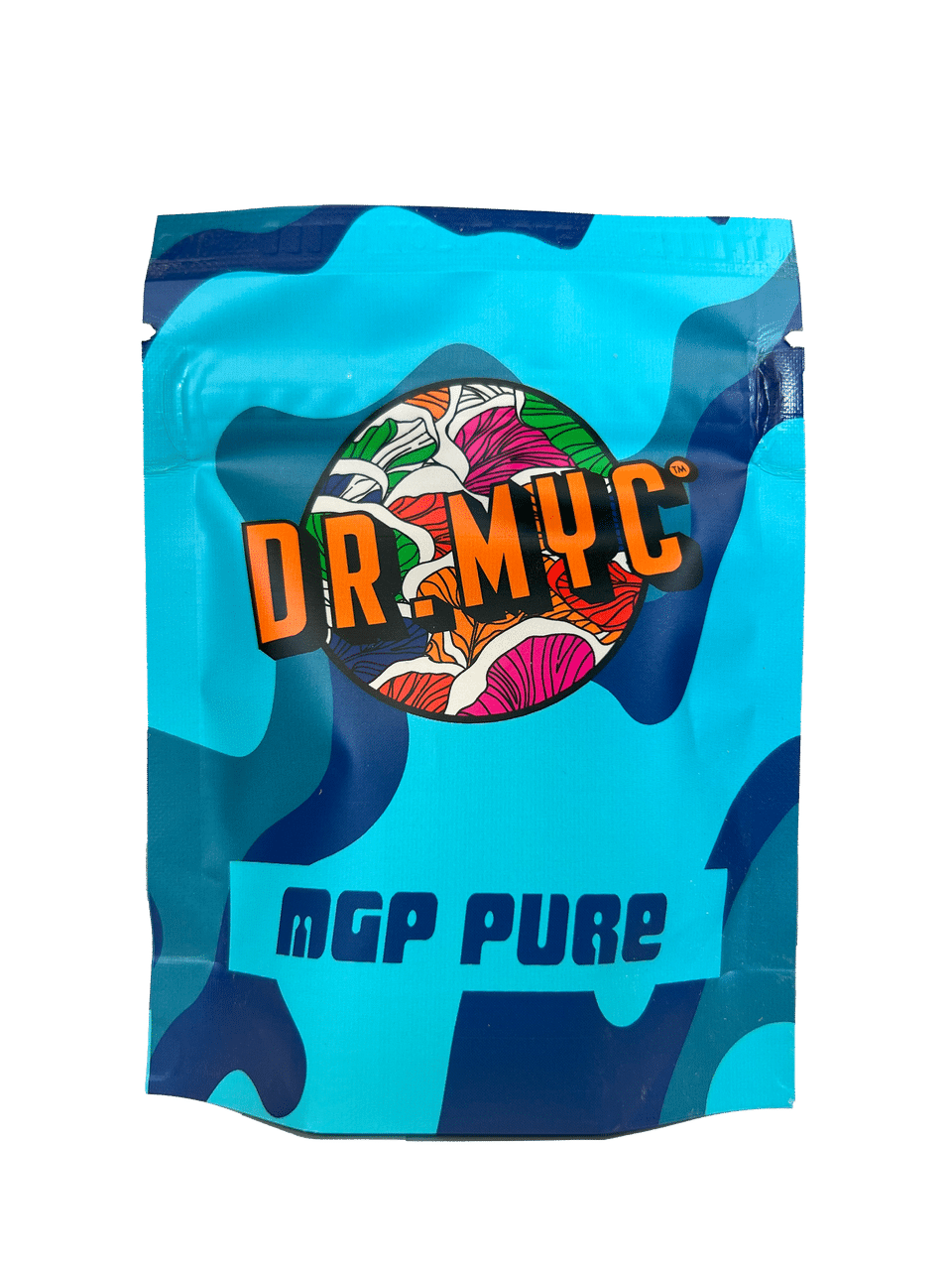 DRMyc MGP Pure - Gourmet/Medicinal Mushroom Growth Promoter 1 DRMyc MGP Pure - Gourmet/Medicinal Mushroom Growth Promoter features blue packaging and a colourful mushroom illustration in the logo.