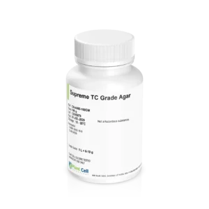 Home 18 Plant Cell Gesolgel-MTC-Gellan gum (Low Acyl) 100g comes in a white bottle labelled for laboratory or scientific use, featuring a low acyl formula.